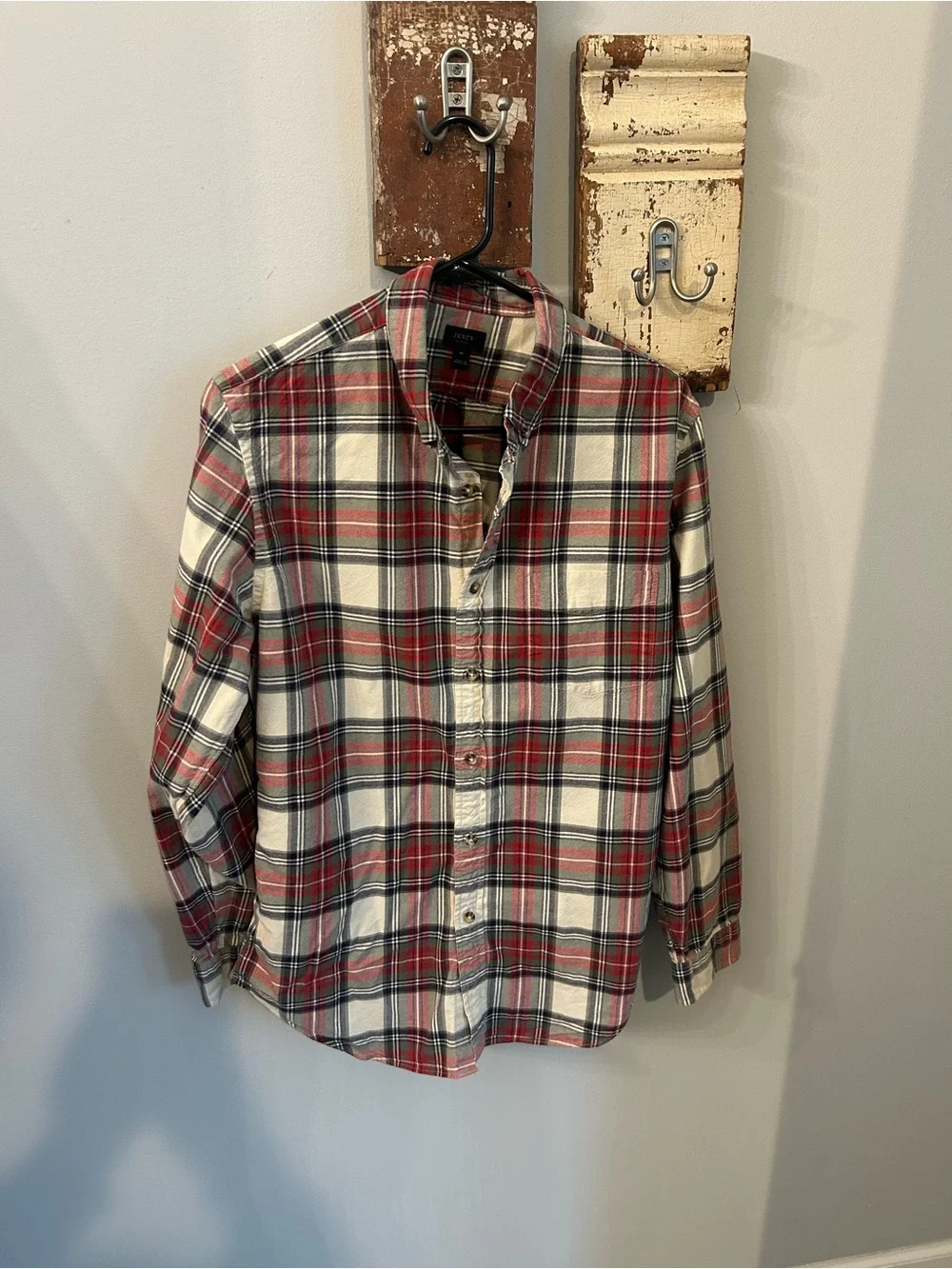 J. Crew Classic Fit Flannel Shirt — Vintage Plaid